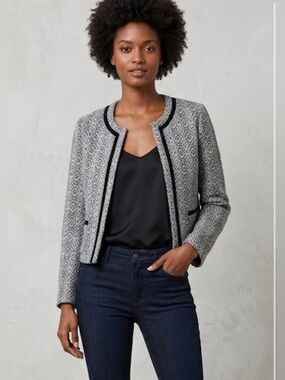 Banana Republic Textured Boucle Jacket